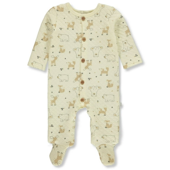 Koala Baby Baby Boys' Forest Footed Coveralls Color: white Size: newborn