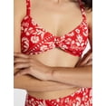 thumbnail image 4 of Time and Tru Women's and Women's Plus Knot Front Bralette Bikini Top, Sizes XS-3X, 4 of 5