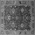 thumbnail image 1 of Ahgly Company Indoor Square Oriental Gray Industrial Area Rugs, 6' Square, 1 of 4