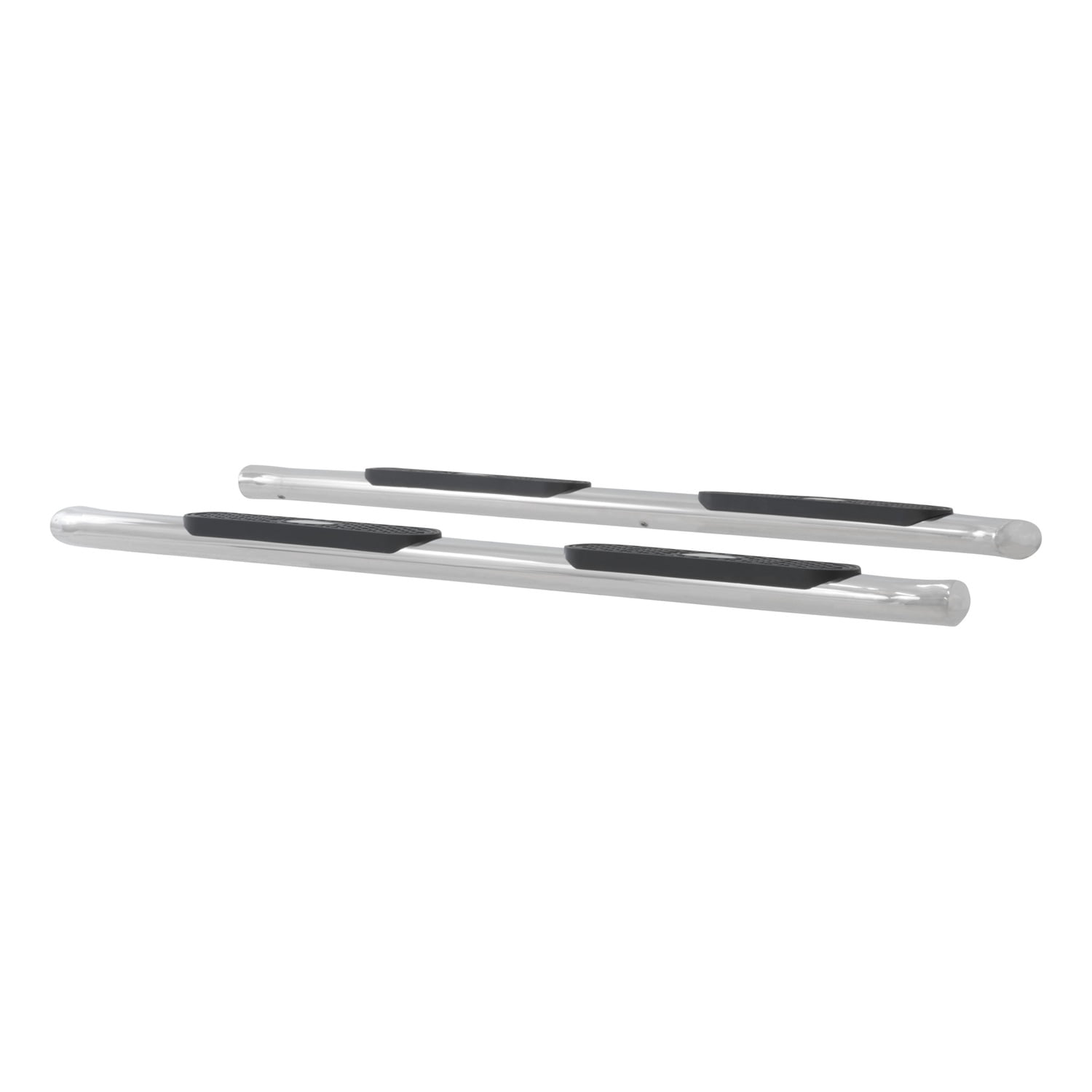 Aries Automotive S224009-2 The Standard; 4 in. Oval Nerf Bar Fits select: 2011 ,2013 CHEVROLET SILVERADO K1500 LT