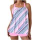 thumbnail image 1 of Mujeres Bikini Trajes de Baño Vintage Impreso Conservador Falda de Playa, Traje de Baño de Dos Piezas para las Vacaciones, 1 of 9
