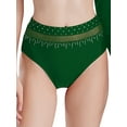 thumbnail image 1 of Raenseen Shorts de Yoga Taille Haute pour Femmes, Shorts de Danse Rave, Shorts Booty Verts S, 1 of 7