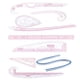 thumbnail image 1 of Regla de curva francesa Plantilla de dibujo Regla de sastre Herramientas de costura Regla de medición para 9 piezas, 1 of 9