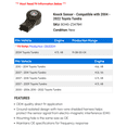 thumbnail image 2 of Knock Sensor - Compatible with 2004 - 2022 Toyota Tundra 2005 2006 2007 2008 2009 2010 2011 2012 2013 2014 2015 2016 2017 2018 2019 2020 2021, 2 of 2