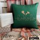 thumbnail image 3 of Funda de cojín de seda verde de 45 x 45 cm con diseño de Halloween y Navidad. Letras y palabras modernas "Ho Ho Ho" para sofá, hotel, sala de estar y dormitorio. - Ho Ho Cheer, 3 of 7