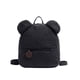 thumbnail image 2 of Mochila infantil de piel de cordero con orejas de oso | Mochila escolar ajustable estilo kawaii | Ligera y duradera para viajes y uso diario, 2 of 6