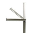 thumbnail image 6 of Brookstone Freestanding Toilet Paper Holder and Reserve Stand with Dispenser, Brushed Stainless Steel, Shiny Chrome, 6 of 6