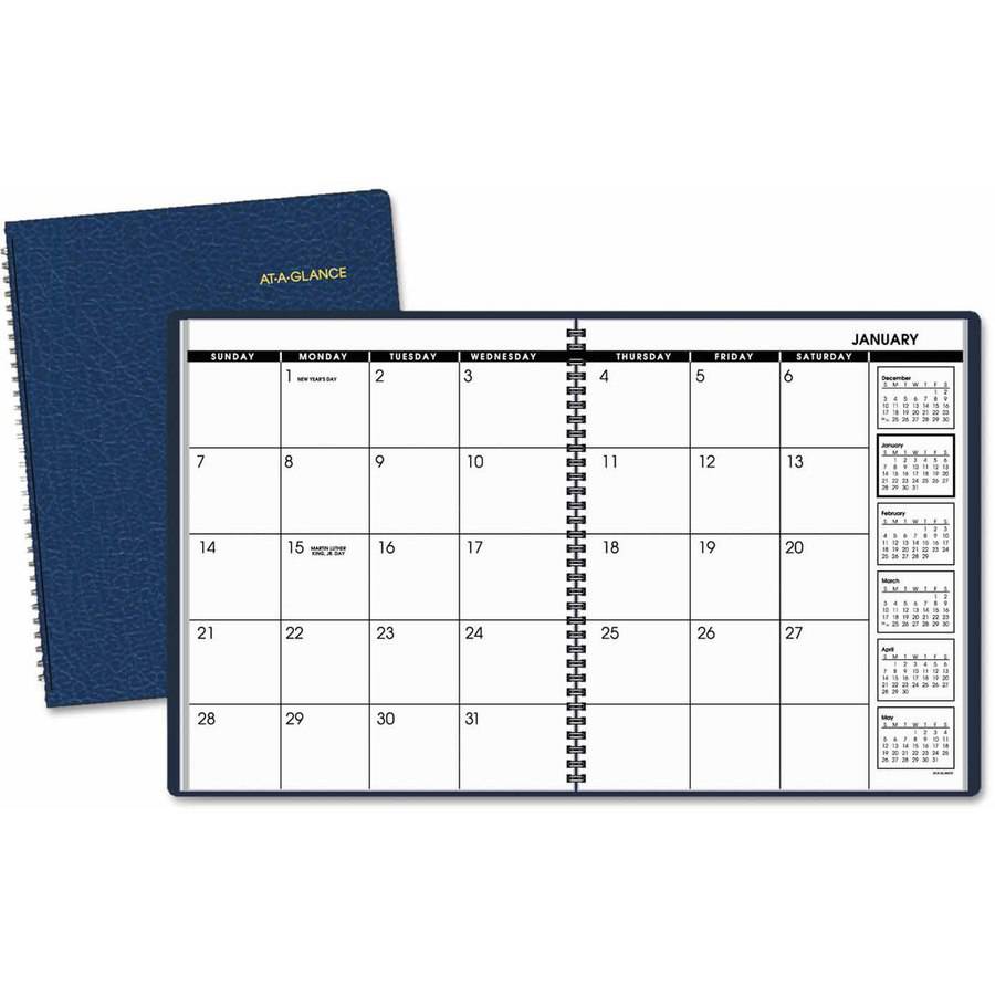 At-a-glance Monthly Planner, 9 X 11, Nav - Walmart.com - Walmart.com