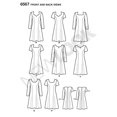 thumbnail image 3 of Patrón de costura New Look 6567 vestidos de mujer talla A (6-8-10-12-14-16), 3 of 5