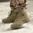 thumbnail image 3 of Zapatos de hombre de caña alta y cómodos de primavera, botas tácticas para exteriores, botas militares antideslizantes que absorben los golpes y resistentes al desgaste, 3 of 6