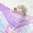 thumbnail image 2 of Rocae Purple Sparkling Butterfly for Pet Blanket Dog Blanket Cat Blanket Soft Sleep for Small Medium Pet-Small, 2 of 8