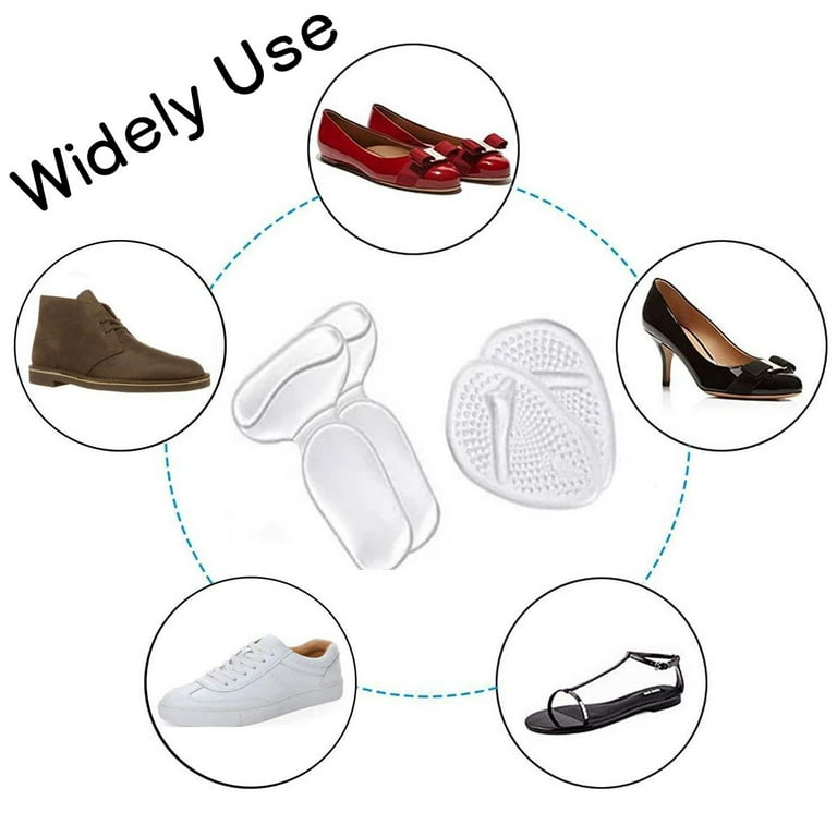 Shoe Inserts Heel Pads Insoles Inserts for Women Heel Cushion Inserts and Metatarsal Pads for Women