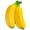Banana, variant on PARTGRE 3D Fruit Fridge Magnets, 2.36 X 1.57 In, Strong Magnetic Hold For Secure Placement, Decorate Kitchen Or Office With Playful Charm