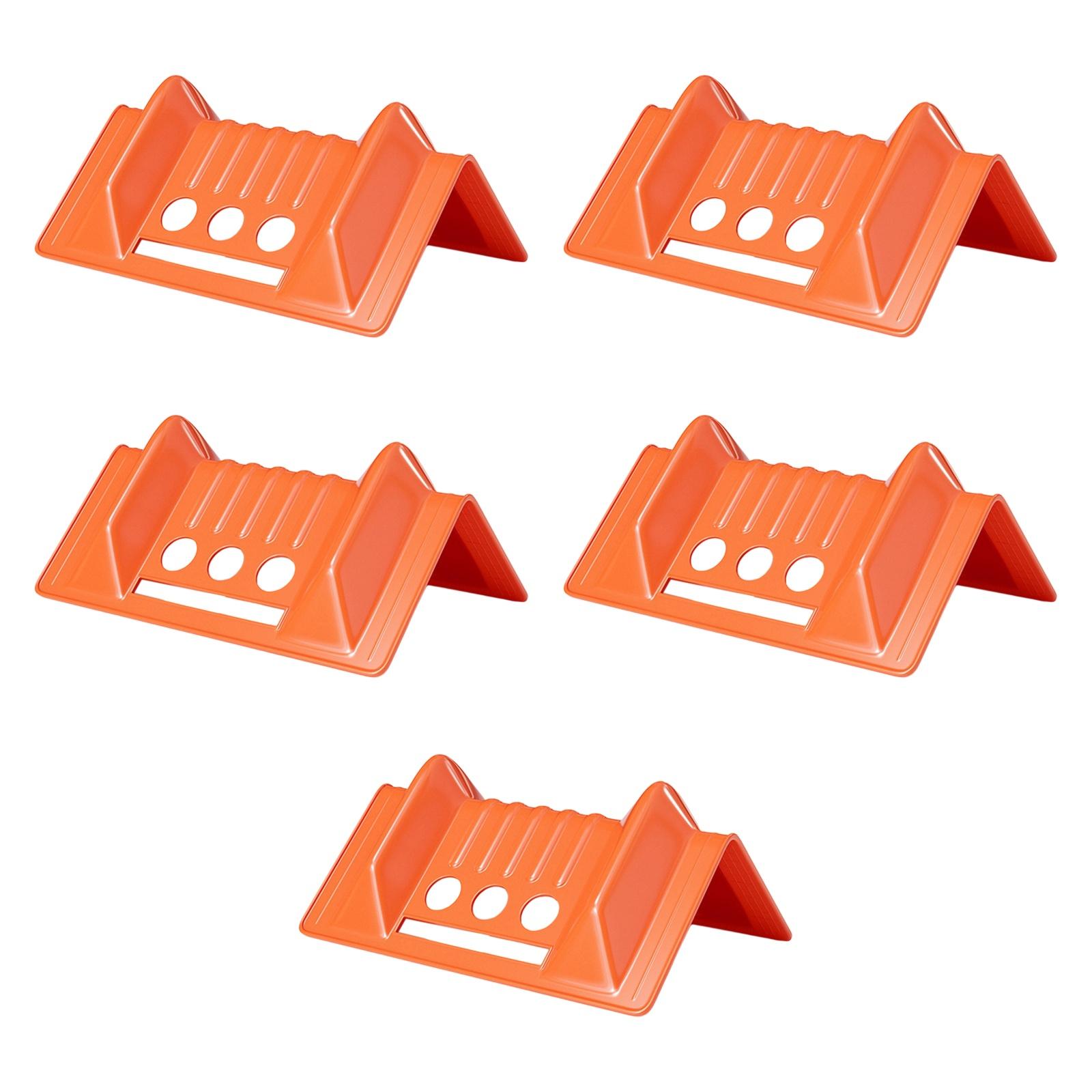 5 Pieces Flatbed Edge Protectors Edge Corner Protector Tie Down Strap Guards PP Material for Cargo Loads Truck Shipping