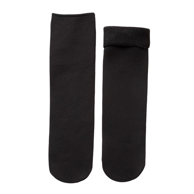 Chaussettes pour Femmes en Molleton Doux Velours Chaussettes Thermiques Slim Chaussettes Molletonnées Chaussettes Chaudes d'Hiver Chaussettes de Neige