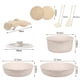 thumbnail image 2 of Juego de 9 utensilios de cocina antiadherentes,juego de ollas y sartenes antiadherentes de granito con mango extraíble,apto para todas las estufas,apilables,Fácil de limpiar,libre de PFOS/PFOA, 2 of 9