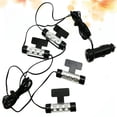 thumbnail image 3 of LNGOOR Car Interior Atmosphere Light 12 LEDs 12V Auto Decoration Lamp Floor Lights for Car Vehicles Blue, 3 of 8