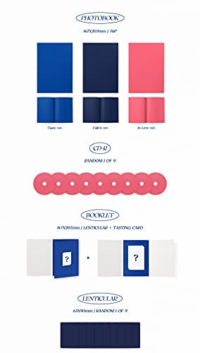 Twice Taste Of Love In Love Ver The 10th Mini Album Pre Order Cd Photobook Folded Poster Others With Tracking Extra Decorative Stickers Photocards Walmart Com