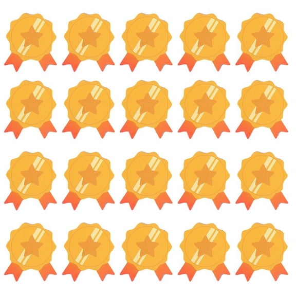 Jiibva Fridge Magnets, 20 Pcs Medal Shape Magnets for Crafts, Mini Magnets for Whiteboard, Fridge, Kitchen, Office, Classroom