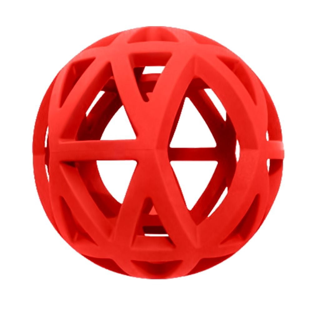 Interactive Bite Resistant Funny Rubber Dog Chewing Toys Hollow Balls