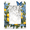 Blue, variant on Herdesigns Colorful Flowers 4x6 Picture Frame Spring Summer Wood Photo Frame Table Display or Wall Hanging Decoration for Vertical or Horizontal Display