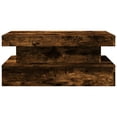 thumbnail image 5 of vidaXL Coffee Table with LED Lights Smoked Oak 90x50x40 cm, 5 of 5