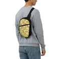 thumbnail image 7 of Lsque Mermaid Fish Scale Pattern Chest Package – Foldable Waterproof Chest Bag with Adjustable Shoulder Strap, Double Zipper Compartments & D-Buckle Design, 7 of 7