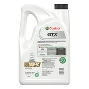 Castrol GTX 20W-50 Conventional Motor Oil, 5 Quarts