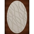thumbnail image 2 of Dalyn Dover Area Rug DV10 Dv10 Putty Swirls Waves 3' x 5' Oval, 2 of 2