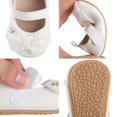 thumbnail image 6 of Yoyauz Baby Girl Mary Jane Shoes Anti Slip Rubber Sole Ballet Slippers Princess Dress Wedding Shoes Newborn Kids Shoes Toddler Shoes（0-12 Month）, 6 of 10