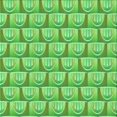 thumbnail image 1 of Ahgly Tapis d'Intérieur Lavable en Machine Carré Transitionnel Vert Émeraude, 7 Pieds Carré, 1 of 7