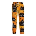thumbnail image 7 of Satingcolo Mens Pajama Pants Soft Lightweight Men's Pajama Bottoms Sleep Lounge Pants For Men With Halloween Printed, 7 of 7