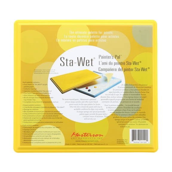 Masterson Sta-Wet Painter's Pal Palette Kit