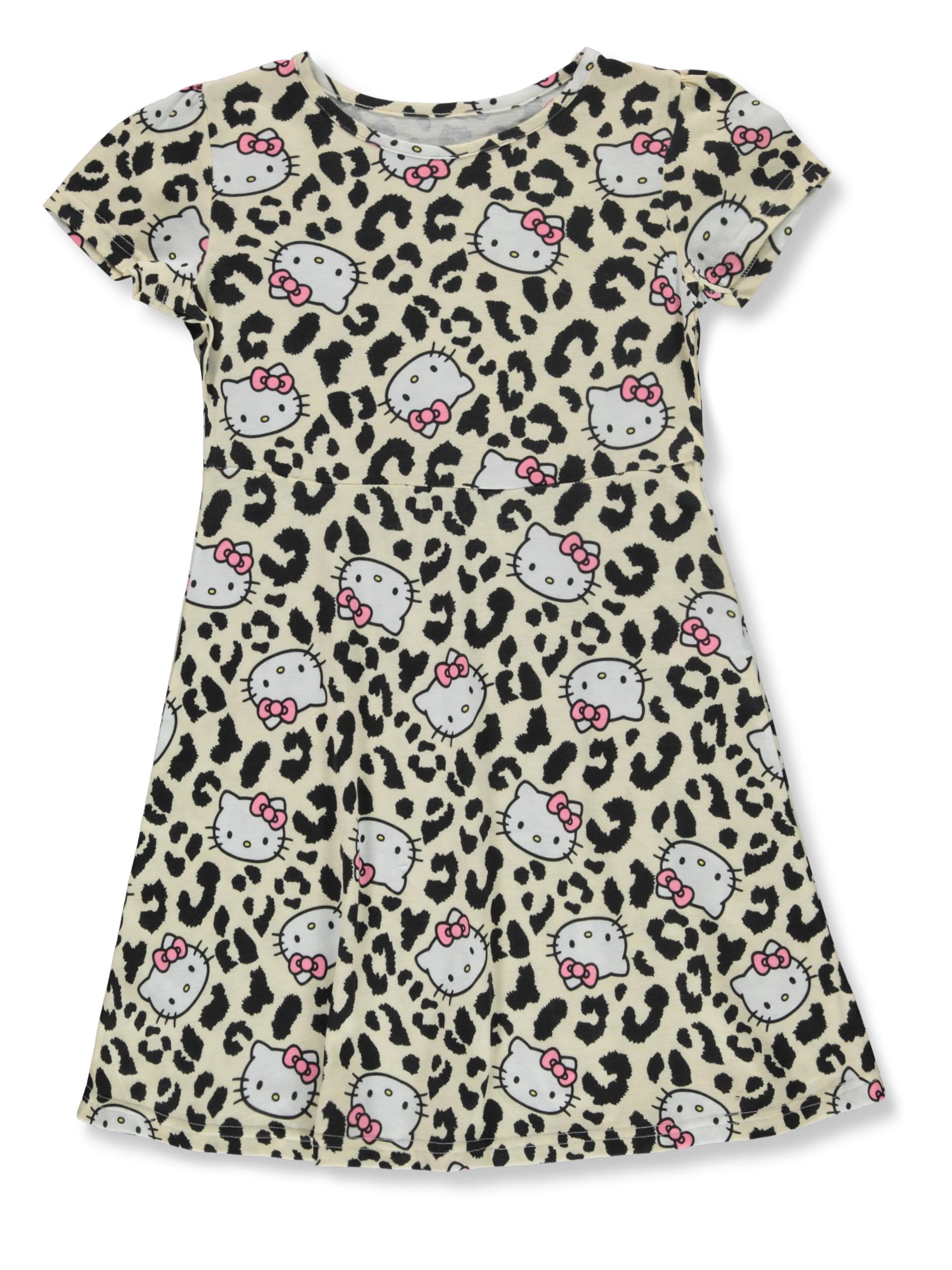 Hello Kitty Girls' 2-Pack T-Shirt Dress Set Color: multi Size: 6x