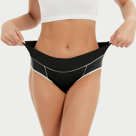 Akiihool Womens Panties Plus Size Womens Underwear Cotton High Waist Underwear for Women Full Coverage Soft Comfortable Briefs Panty (I 5XL)