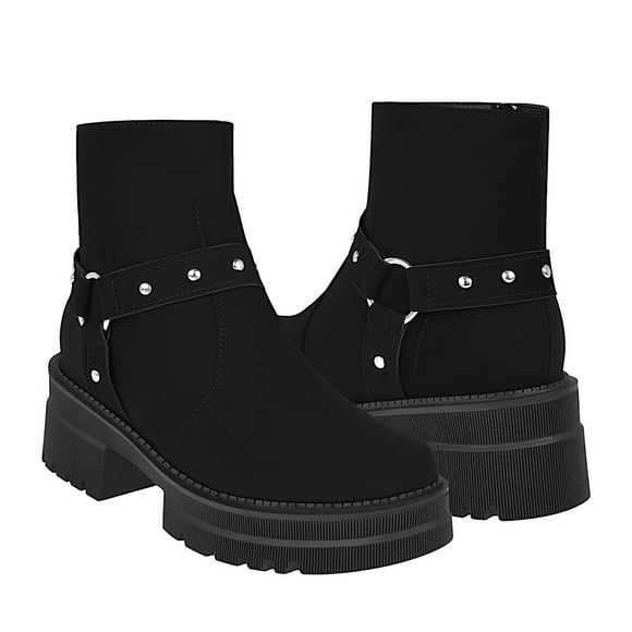 BOTINES DAMA STYLO 6000 SUEDE NEGRO