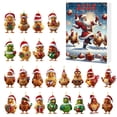 thumbnail image 2 of B Christmas Countdown Calendar Acrylic Holiday Decor Gift Box For Family Friends 2025 Advent Calendar Cute Christmas Decoration For Home Tabletop Mantle Desktop Display, 2 of 5