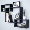 thumbnail image 2 of GoDecor Étagère Flottante Noire 3 Inct Murale Décoration Maison, 2 of 6