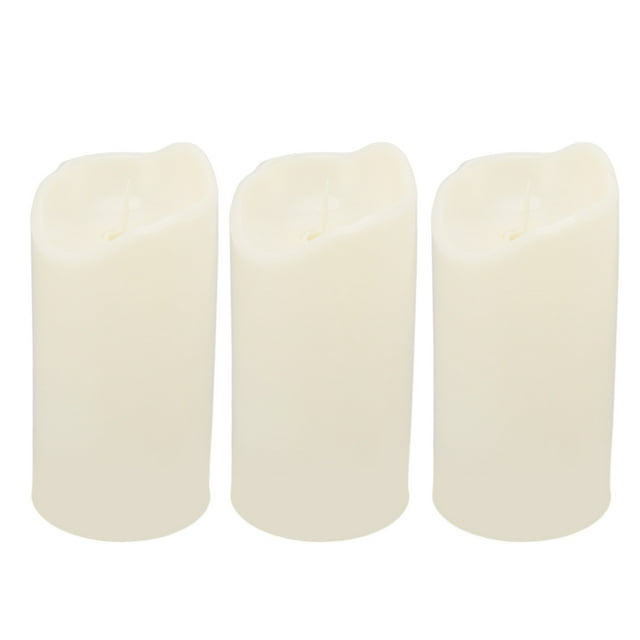 Flameless LED Candle, Safe LED Tea Light 3Pcs Beautiful Electronic For Festival