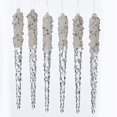thumbnail image 1 of Adornos Kurt Adler 15 cm Carámbanos con Brillo 6 Piezas, 1 of 1