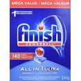 thumbnail image 1 of Powerball All-in-1 Ultra Dishwasher Detergent Tablets, 140 Count (2.4 kg) – Powerful Cleaning & Shine, 1 of 6
