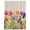 Violet Lemon Yellow Light Beige, variant on Yellow Plaid Tulip Waterproof Fabric Shower Curtain,Spring Floral Watercolor Botanical Waterproof Fabric Shower Curtain for Bathroom Curtains Bathtubs Shower Curtains with 12 Hooks Extra Long 72x96