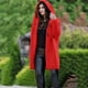 thumbnail image 3 of Chaquetas para mujer de manga larga de color puro suéter largo suelto cárdigan con capucha prendas de vestir exteriores Odeerbi ODB-3, 3 of 7