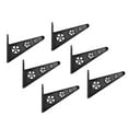 thumbnail image 4 of Skateboard Deck Display Wall Mount Hanger Rack Longboard Holder Hanging Tool DIY 43x20cm 3 pares Cola Estante de exhibición del monopatín, 4 of 8