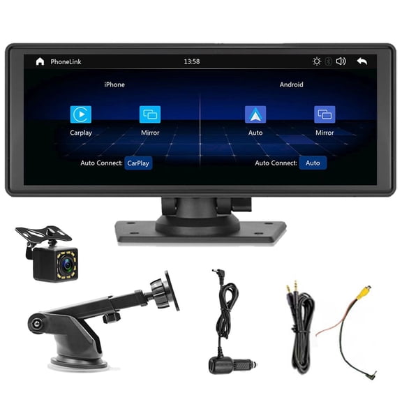 9.3 inch Portable Car stereo wireless Carplay Bluetooth Touch Screen