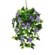 thumbnail image 2 of Flores artificiales, flores falsas, flores artificiales simuladas, varios ramos, campanillas artificiales, flores artificiales para exterior, aptas para interior y exterior, maceta colgante, colgante, 2 of 9