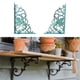 thumbnail image 3 of 2 soportes para estantes de retro, triangulares decorativos, resistentes y rústicos, soportes de esquina para librería, cocina, jardín,, 3 of 7