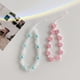 thumbnail image 3 of Cadena para teléfono móvil con flor azul, colgante corto con nicho, cadena colgante, cuerda para teléfono móvil, pulsera con cara sonriente femenina, amor, 3 of 6