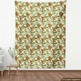 thumbnail image 3 of Ambesonne Leaf Fabric by the Yard Upholstery, Romantic Aloha Vintage, 5 Yards, Multicolor, 3 of 4
