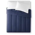 thumbnail image 4 of Mainstays Jersey Knit Comforter, Full/Queen Navy, All Ages, All-Season, 4 of 5